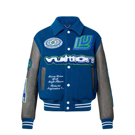 veste de baseball louis vuitton|Louis Vuitton signature varsity blousen.